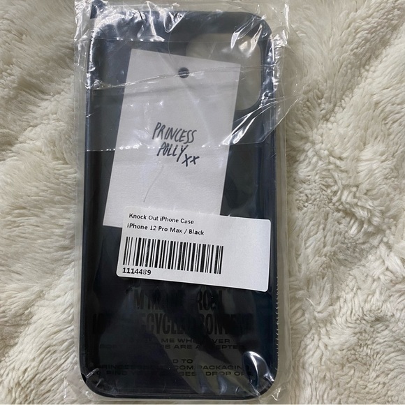 Princess Polly Zebra Print Black and White iPhone 12 Pro Max Case - Picture 4 of 4